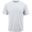 DRIEQUIP Men's Athletic All Sport Training Tee Shirts-White Activewear DRI-EQUIP White X-Small
