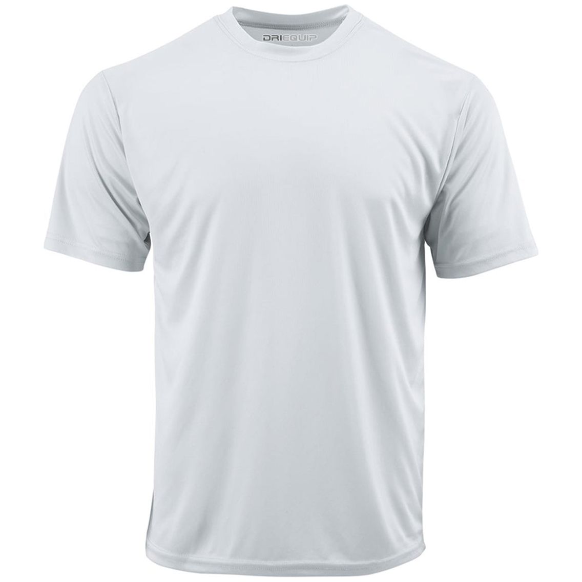 DRIEQUIP Men's Athletic All Sport Training Tee Shirts Activewear DRI-EQUIP White