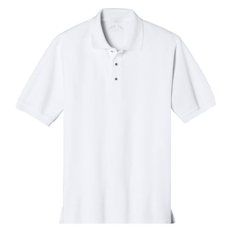 Mens Classic Silk Touch Polo Shirts in 36 Colors and Sizes: XS-6XL-White Polos/Knits Joe's USA White X-Small