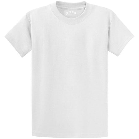 Men's Durable 100% Heavyweight Cotton T-Shirts in Regular, Big, and Tall Sizes Joe's USA Men's Apparel - White