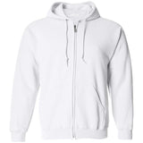 Wholesale Mens Heavy Blend Full-Zip Hooded Sweatshirt-White Sweatshirts/Fleece Joe's USA White S