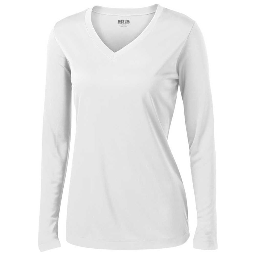 Ladies Long Sleeve Moisture Wicking Athletic Shirts in Sizes XS-4XL Joe's USA Womens Apparel