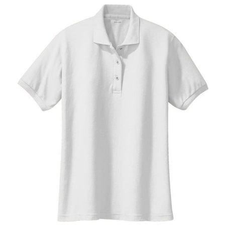 Ladies Silk Touch Polo Polos/Knits Joe's USA White