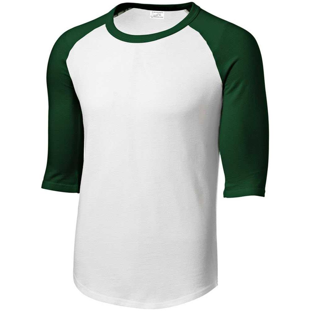 Mens 3/4 Sleeve Cotton Baseball Tee Shirts - Adult XS to 6X Joe's USA Mens Apparel