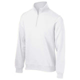 Joe's USA Men's 1/4-Zip Sweatshirt-White DRI-EQUIP White XS