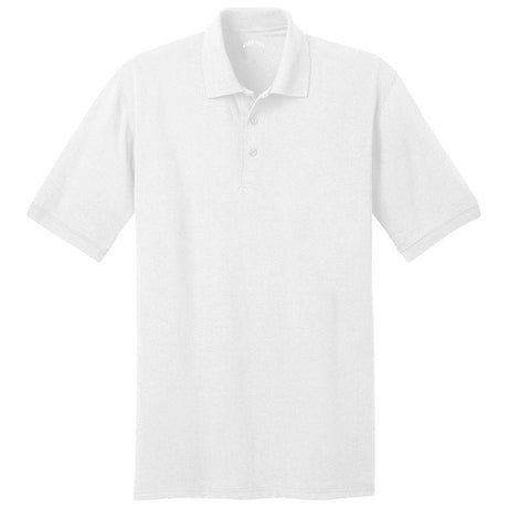 Men's 5.5-Ounce Jersey Knit Polo in Regular, Big & Tall Sizes - White Joe's USA White Small
