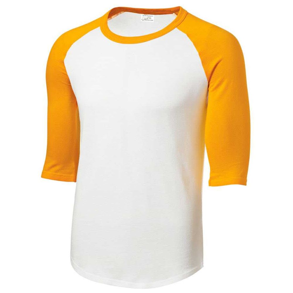 Mens 3/4 Sleeve Cotton Baseball Tee Shirts - Adult XS to 6X Joe's USA Mens Apparel