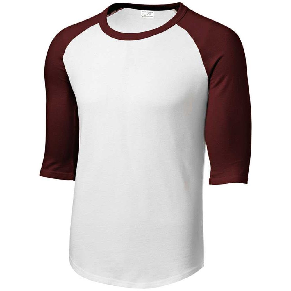 Youth 3/4 Sleeve Cotton Baseball Tee Shirts Joe's USA Youth Apparel