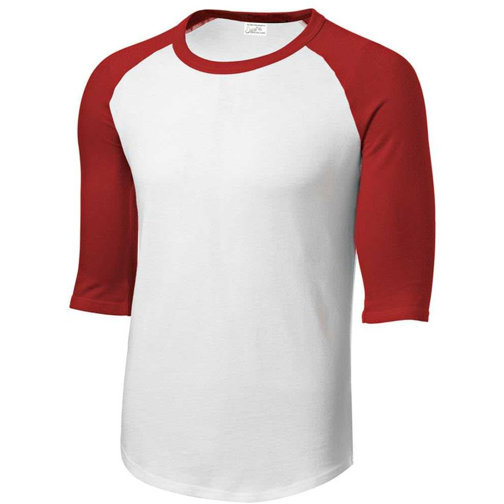 Youth 3/4 Sleeve Cotton Baseball Tee Shirts Joe's USA Youth Apparel