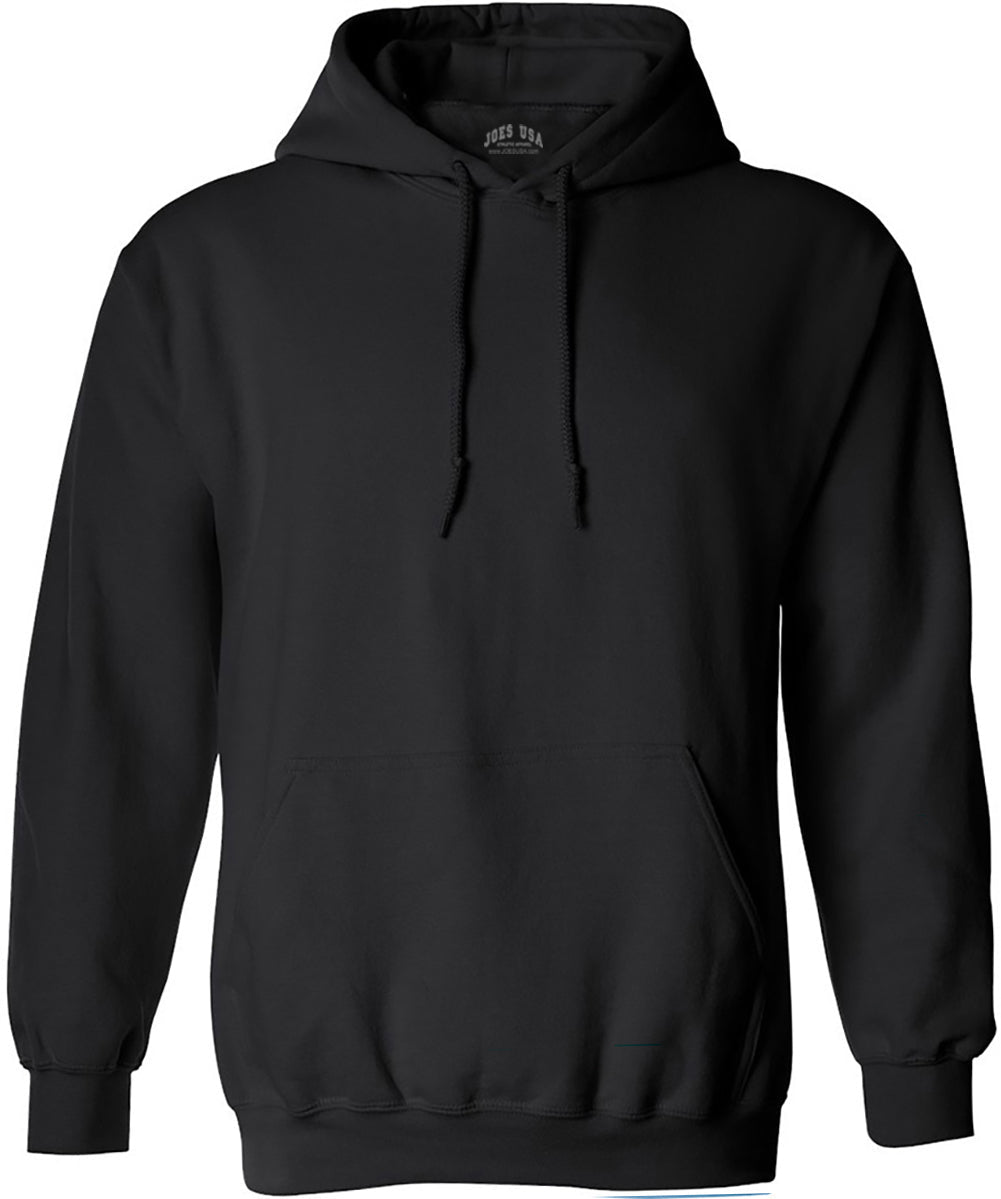 Wholesale Adult Hooded Sweatshirt Black Small Sweatshirts