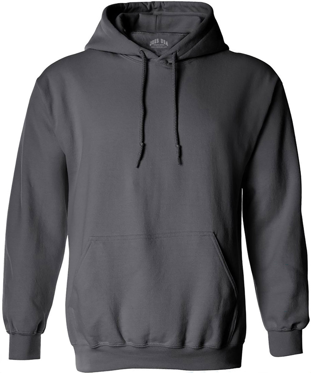 Wholesale Adult Hooded Sweatshirt Charcoal Small Sweatshirts