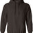 Wholesale Adult Hooded Sweatshirt Dark Chocolate Brown Small Sweatshirts