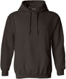 Wholesale Adult Hooded Sweatshirt Dark Chocolate Brown Small Sweatshirts