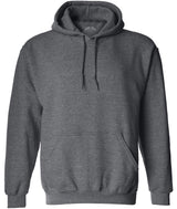Wholesale Adult Hooded Sweatshirt Dark Heather Grey Small Sweatshirts