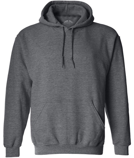 Wholesale Adult Hooded Sweatshirt Dark Heather Grey Small Sweatshirts
