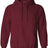 Wholesale Adult Hooded Sweatshirt Garnet Small Sweatshirts