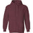 Wholesale Adult Hooded Sweatshirt Heather Maroon Small Sweatshirts