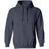 Wholesale Adult Hooded Sweatshirt Heather Navy Small Sweatshirts