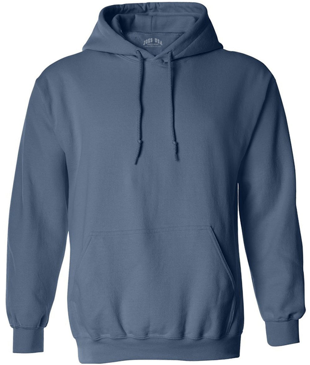 Wholesale Adult Hooded Sweatshirt Indigo Small Sweatshirts
