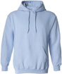 Wholesale Adult Hooded Sweatshirt Light Blue Small Sweatshirts