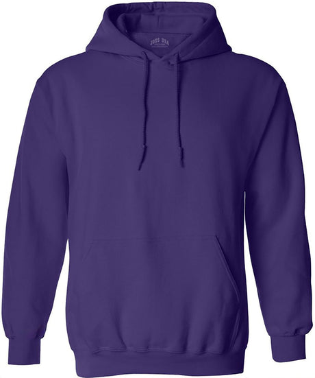 Wholesale Adult Hooded Sweatshirt Purple Small Sweatshirts