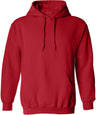 Wholesale Adult Hooded Sweatshirt Red Small Sweatshirts