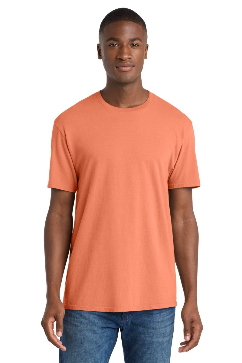 Wholesale Garment - Dyed Tee Cantaloupe S Short Sleeve T-Shirts
