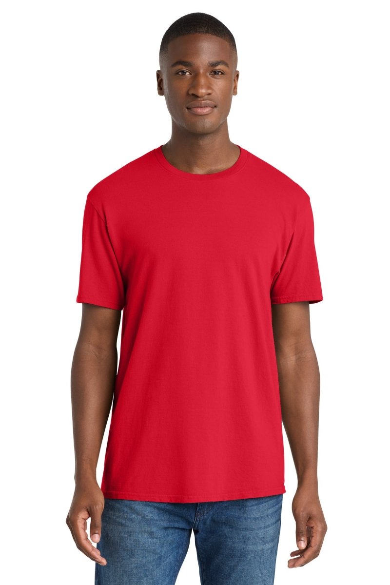 Wholesale Garment - Dyed Tee Red S Short Sleeve T-Shirts