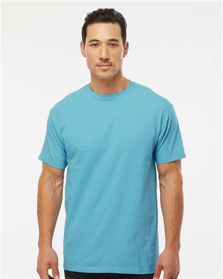 Wholesale Men's 5oz Soft Touch Cotton T-Shirt Diving Blue S Short Sleeve T-Shirts