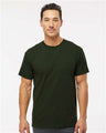 Wholesale Men's 5oz Soft Touch Cotton T-Shirt Forest Green S Short Sleeve T-Shirts