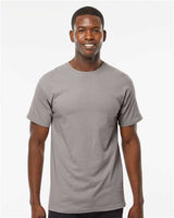 Wholesale Men's 5oz Soft Touch Cotton T-Shirt Gravel S Short Sleeve T-Shirts