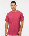 Wholesale Men's 5oz Soft Touch Cotton T-Shirt Heather Pink S Short Sleeve T-Shirts
