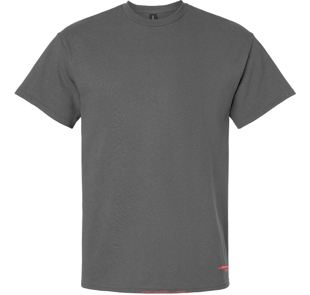 Wholesale Men’s 6oz Ultra Cotton Heavyweight T-Shirt Charcoal Small Short Sleeve T-Shirts