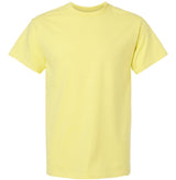 Wholesale Men’s 6oz Ultra Cotton Heavyweight T-Shirt Cornsilk Small Short Sleeve T-Shirts