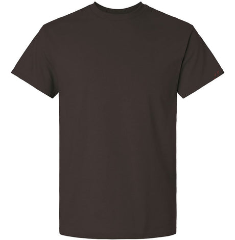 Wholesale Men’s 6oz Ultra Cotton Heavyweight T-Shirt Dark Chocolate Small Short Sleeve T-Shirts