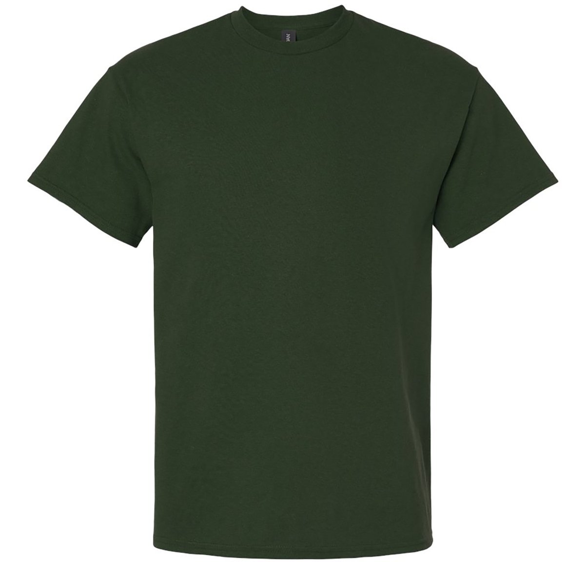 Wholesale Men’s 6oz Ultra Cotton Heavyweight T-Shirt Forest Green Small Short Sleeve T-Shirts
