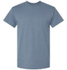 Wholesale Men’s 6oz Ultra Cotton Heavyweight T-Shirt Heather Indigo Small Short Sleeve T-Shirts