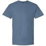 Wholesale Men’s 6oz Ultra Cotton Heavyweight T-Shirt Indigo Blue Small Short Sleeve T-Shirts