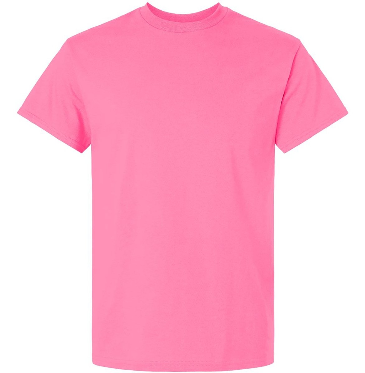 Wholesale Men’s 6oz Ultra Cotton Heavyweight T-Shirt Light Pink Small Short Sleeve T-Shirts