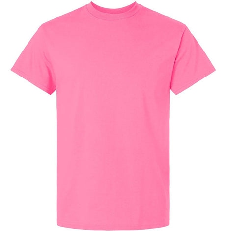 Wholesale Men’s 6oz Ultra Cotton Heavyweight T-Shirt Light Pink Small Short Sleeve T-Shirts