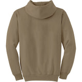 Wholesale Mens Heavy Blend Full - Zip Hooded Sweatshirt Coyote Brown S Zip Hoodies