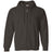 Wholesale Mens Heavy Blend Full - Zip Hooded Sweatshirt Dark Chocolate Brown S Zip Hoodies