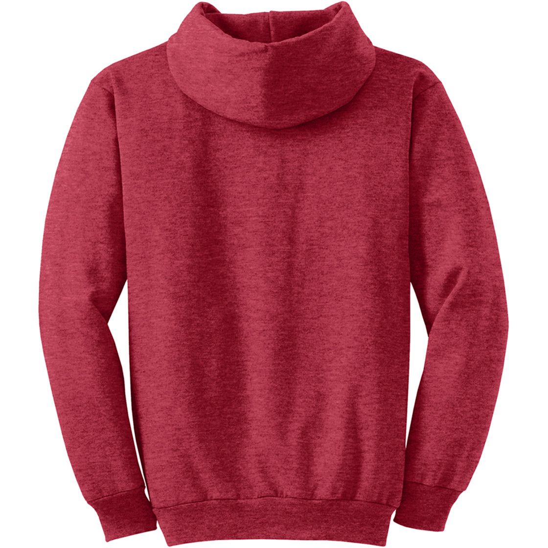 Wholesale Mens Heavy Blend Full - Zip Hooded Sweatshirt Heather Red S Zip Hoodies