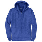 Wholesale Mens Heavy Blend Full - Zip Hooded Sweatshirt Heather Royal S Zip Hoodies