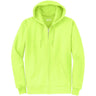 Wholesale Mens Heavy Blend Full - Zip Hooded Sweatshirt Neon Yellow S Zip Hoodies