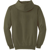 Wholesale Mens Heavy Blend Full - Zip Hooded Sweatshirt Olive Drab Green S Zip Hoodies