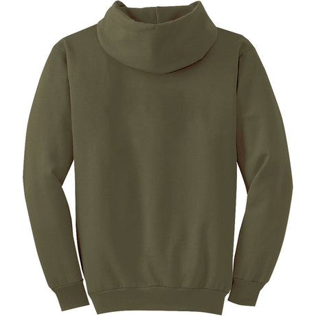 Wholesale Mens Heavy Blend Full - Zip Hooded Sweatshirt Olive Drab Green S Zip Hoodies