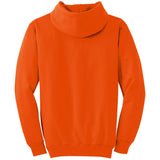 Wholesale Mens Heavy Blend Full - Zip Hooded Sweatshirt Orange S Zip Hoodies