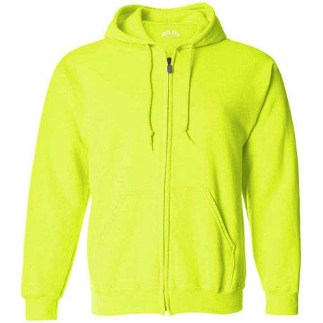 Wholesale Mens Heavy Blend Full - Zip Hooded Sweatshirt Red S Zip Hoodies