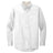 Wholesale Men’s Long - Sleeve Easy - Care Button - Up Shirt | Wrinkle - Resistant Uniform for Restaurants, Offices & Schools White / Light Stone Small Woven Shirts